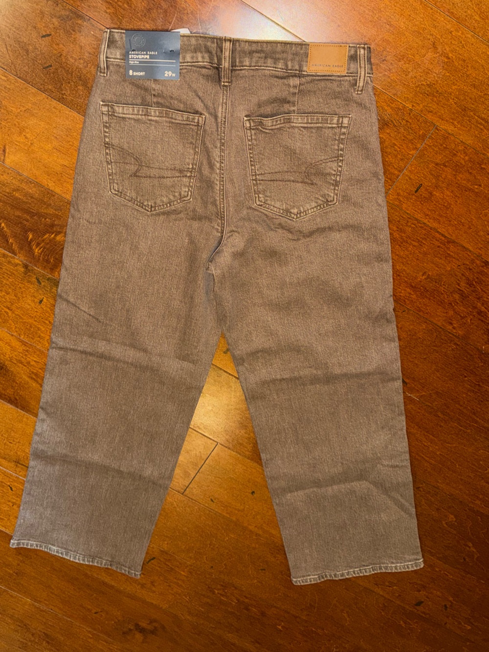 American Eagle Outfitters Wide Leg Pants in Brown 8S